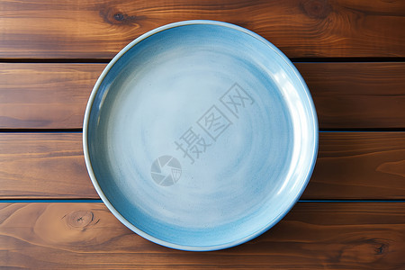 厨房的空白盘子背景图片