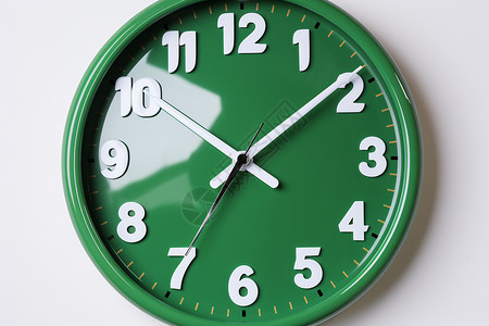 绿色的时钟背景图片
