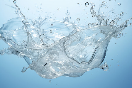 动态气泡素材水的美丽动态飞溅设计图片