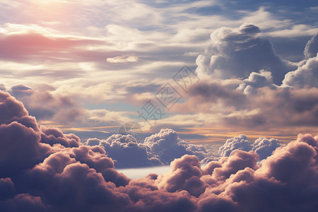 天空云层背景图片