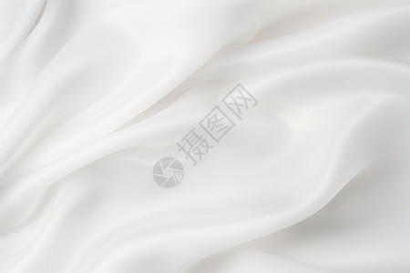 白色材料柔滑丝绸的白色背景背景