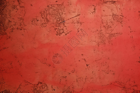 红色划痕肮脏的墙壁背景