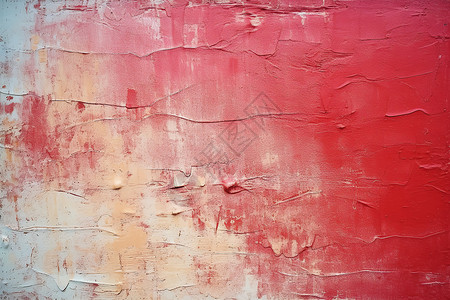 复古纹理的红色墙壁背景图片