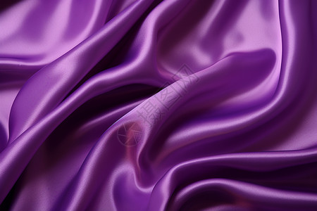 华丽光滑的紫色丝绸背景图片