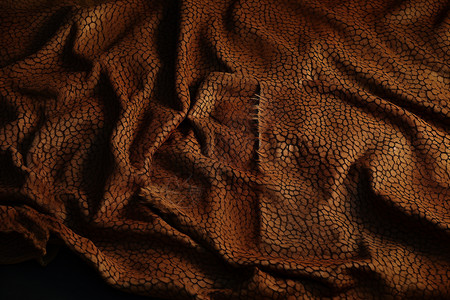 棕色豹纹针织纺织品面料图片