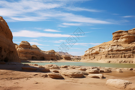 沙漠鸟瞰鸟瞰敦煌风景背景