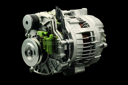 电动汽车引擎图片