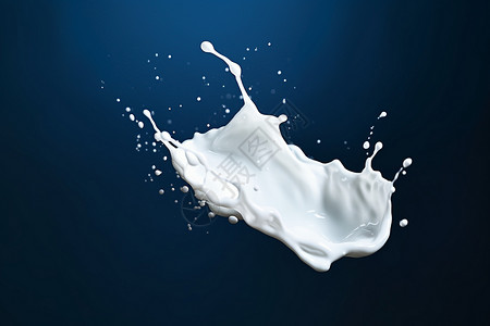 牛奶产品飞溅的白色液体设计图片