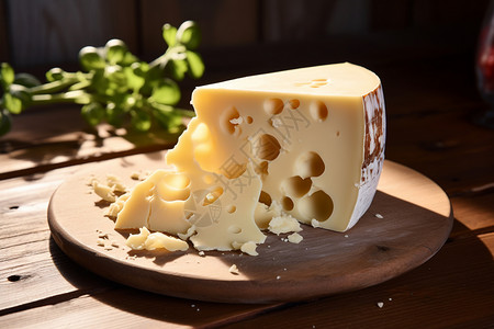 美味的瑞士奶酪图片