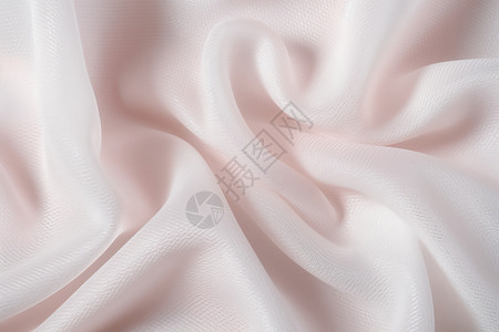 柔软粉色的丝绸纱帘图片