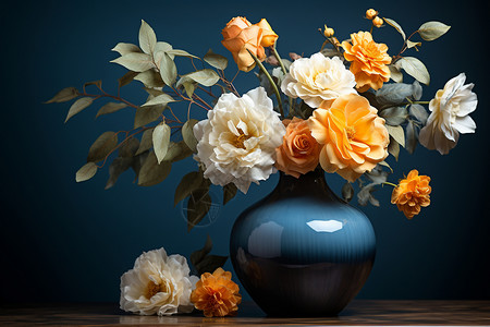 静物艺术花瓶背景图片