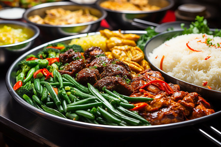 美味的东亚传统美食图片