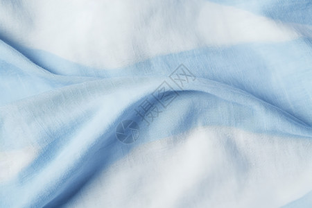 蓝白亚麻布白布料素材高清图片