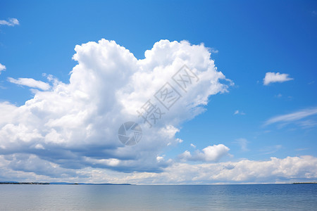漂浮蓝色云朵云朵漂浮在天空背景