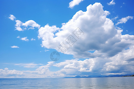 蓝蓝天空的云朵图片