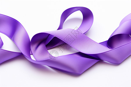 紫色丝带的希望背景图片