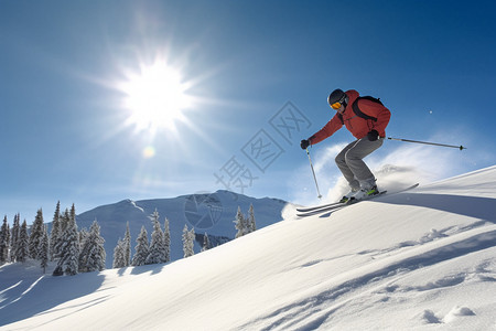 滑雪旅游图片