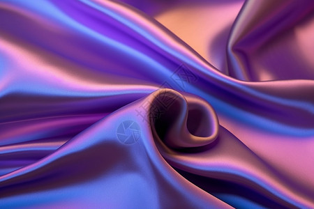 紫色柔软的布料高清图片