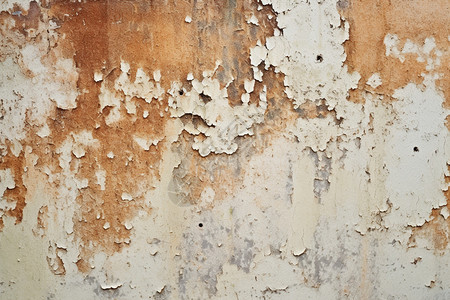 铁皮纹理腐蚀生锈的墙背景