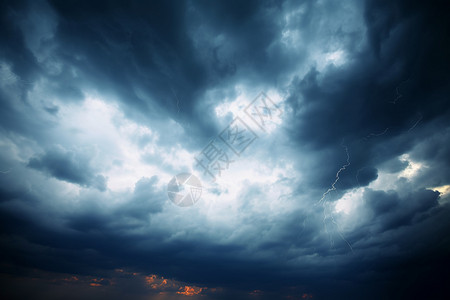 户外的乌云气候图片
