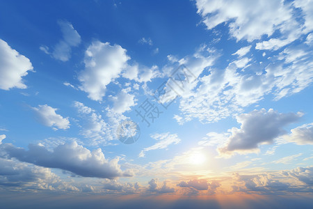 天空中的云层图片