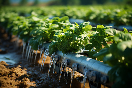 农业灌溉现代化灌溉系统背景