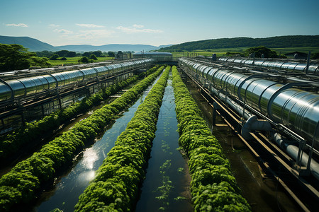 现代自动灌溉设施图片