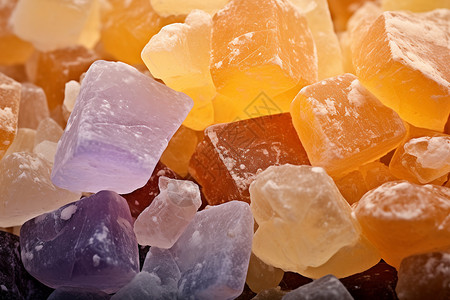 糖中的水晶立方体图片