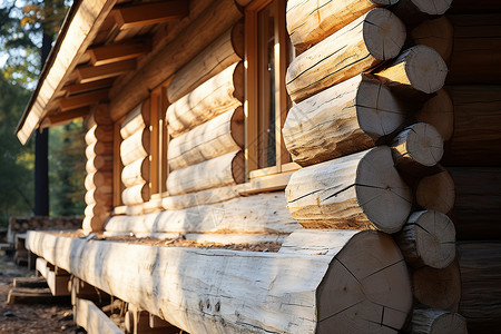 木质房屋图片