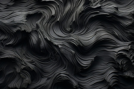 黑色的波浪条纹高清图片