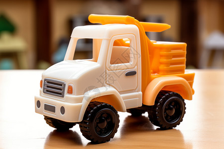 桌子上的玩具卡车图片