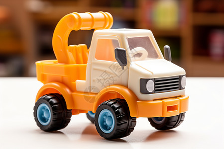 卡车玩具模型桌子上的玩具背景