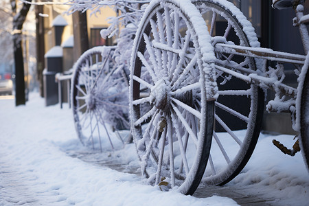 冰雪封城图片