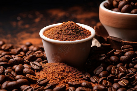 手工咖啡素材醇香咖啡背景