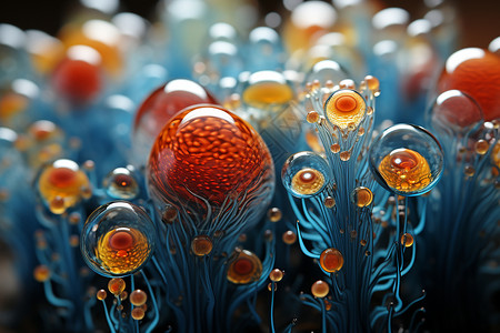 艺术微喷神奇细胞设计图片