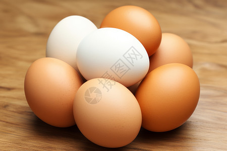 营养土鸡蛋背景图片
