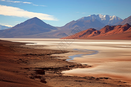沙漠山脉背景图片