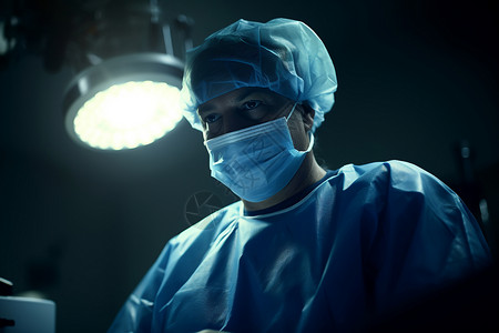 手术室中的医生背景图片