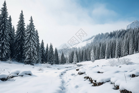 冬日森林之行图片
