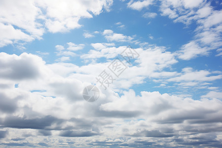 天空的积云图片