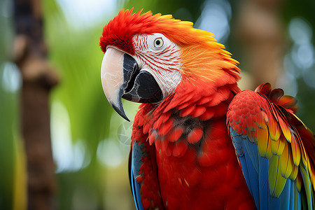 热带孔雀雌鸟背景图片