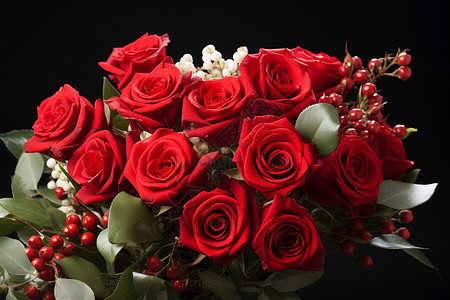 精致的情人节红玫瑰图片