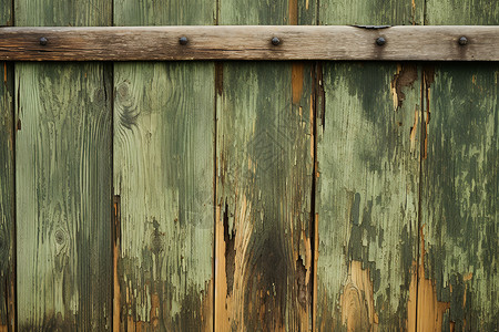 乡村风化的木质栅栏背景图片