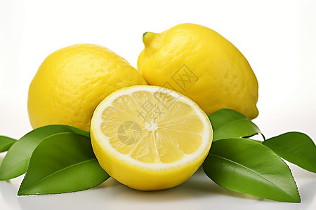 健康营养的柠檬背景图片
