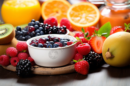 健康营养的水果和浆果图片