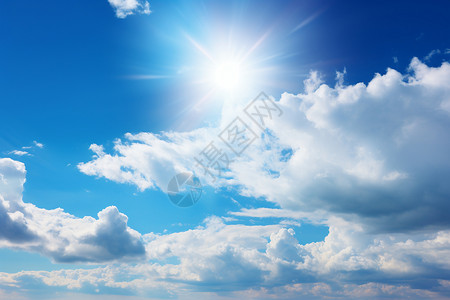 美丽的蓝天云朵图片