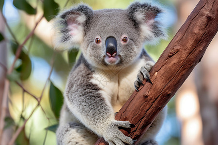 动物保护宣传澳洲树袋熊背景