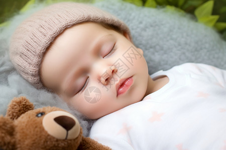 可爱睡觉的孩子高清图片