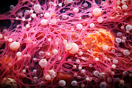 泌尿皮细胞表面上浮动的细胞设计图片