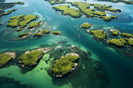 幻影素材迷人的海湾幻影背景